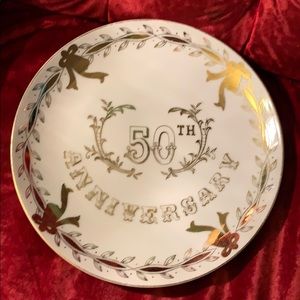 Vintage Lefton China 50Th Anniversary plates 2
